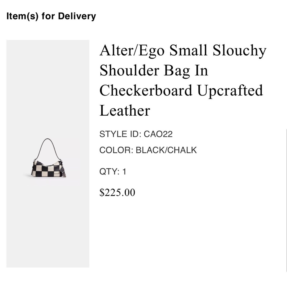 Alter/Ego Small Slouchy Shoulder Bag In Checkerboard Upcrafted Leather - Picture 10 of 12